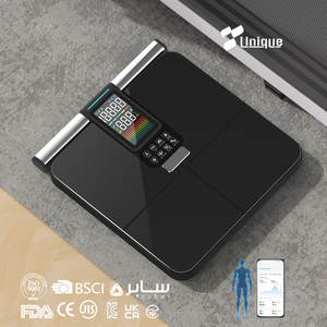 Độc đáo kỹ thuật số cơ thể chất béo quy mô Phòng tắm kính trọng lượng chỉ số với chức năng WIFI ROHS chứng nhận pin Powered - Product Image 1
