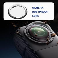 2 pièces de capuchons d'objectif standard en plastique amovibles, protections d'objectif compatibles avec la caméra d'action Insta360 X4, accessoires