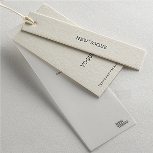 Etiquetas de papel de columpio a la moda, etiqueta colgante personalizada <span class=keywords><strong>para</strong></span> ropa, etiqueta de ropa de papel de lujo, tarjeta de etiqueta Dropship - Product Image 3