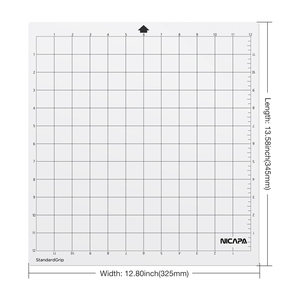Nicapa standardgrip 12x12 cắt <span class=keywords><strong>Mat</strong></span> cho Silhouette Cameo 4/3/2/1 Cameo 5 phụ kiện thay thế cắt thảm - Product Image 2