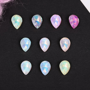 คริสตัลรูปหยดน้ำ แก้วคริสตัลหลากสี สำหรับตกแต่งเล็บ DIY และเครื่องประดับ - Product Image 3
