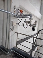 Canon à eau électrique en acier inoxydable 304 pour camion de pompiers, télécommandé, portée de protection de 55 m, IP68, pour la lutte contre les incendies