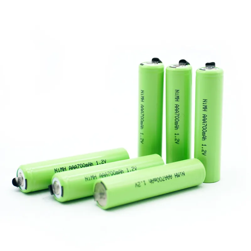 Nickel Metal Hydride Batteries 700mAh AAA 1.2V Ni-mh Rechargeable Batteries for Toys