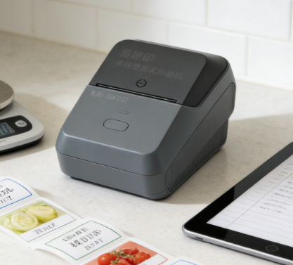 KAIMA Drop-Resistant Casing Wireless Label Printer Thermal 55mm Portable Bluetooth Mini Thermal Label Barcode Printer Machine