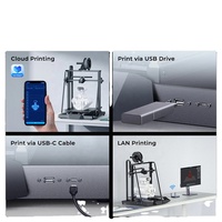 Imprimante 3D FDM de grande taille de qualité quasi-industrielle CR-M4, vente en gros, dimensions d'impression 450*450*470mm