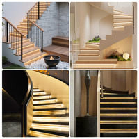 Lumière d'escalier intelligente Tuya Zigbee 3.0 avec capteur de mouvement, contrôle à distance par application, température de couleur 3000-6500K, certifiée CE, bandes LED COB