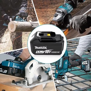 Bateria Original Makita 18V 5000mAh Recarregável para Ferramentas, Bateria Makita 18V 6.0AH LXT BL1860B BL1860 BL1850 - Product Image 5