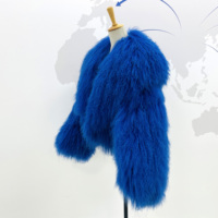 Veste courte en fourrure d'agneau tibétain de qualité export - Fourrure de haute qualité conforme aux normes internationales