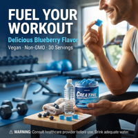Bonbons Gommeux Pré-Entraînement OEM à Marque Blanche Créatine Monohydrate BCAA pour Adultes, Complément de Prise de Poids pour la Musculation, 120 Unités, Faible en Gras, Végétalien