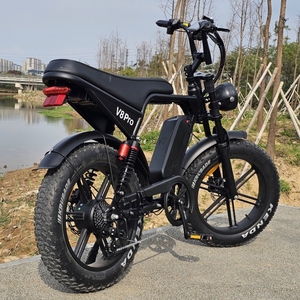 Bicicleta <span class=keywords><strong>Todoterreno</strong></span> V8 Pro de 20 Pulgadas con Llantas Gruesas, 250w, Batería de Litio de 48v, Bicicleta Eléctrica - Product Image 2