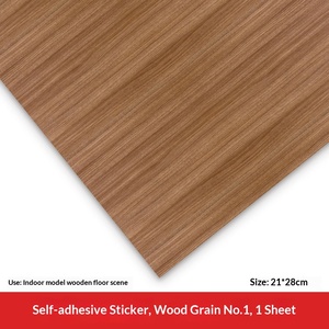 สติกเกอร์กระเบื้อง<span class=keywords><strong>ปู</strong></span>พื้นและผนังขนาดเล็กที่สมจริงพร้อมลายไม้สำหรับฉากแบบจำลองแผนผังพื้นที่ - Product Image 6