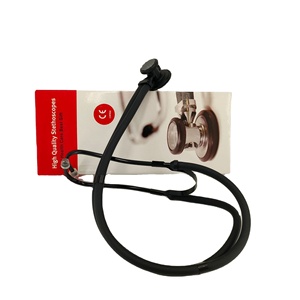 Estetoscopio Clásico Negro de Doble Cara, Estetoscopio Profesional de Cardiología - Product Image 1