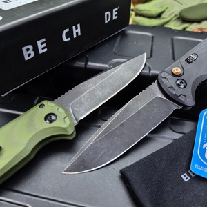 Navaja Plegable Estilo 4300 con Hoja 9Cr14MoV y Mango G10, Herramienta Táctica para Camping, Caza y Uso Diario (EDC), OEM, DIY - Product Image 2