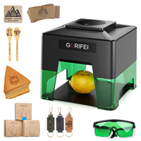 Mini Lasergraveermachine 3W met metalen positioneerplaat, desktop graveermachine voor hout, bamboe, acryl, DIY