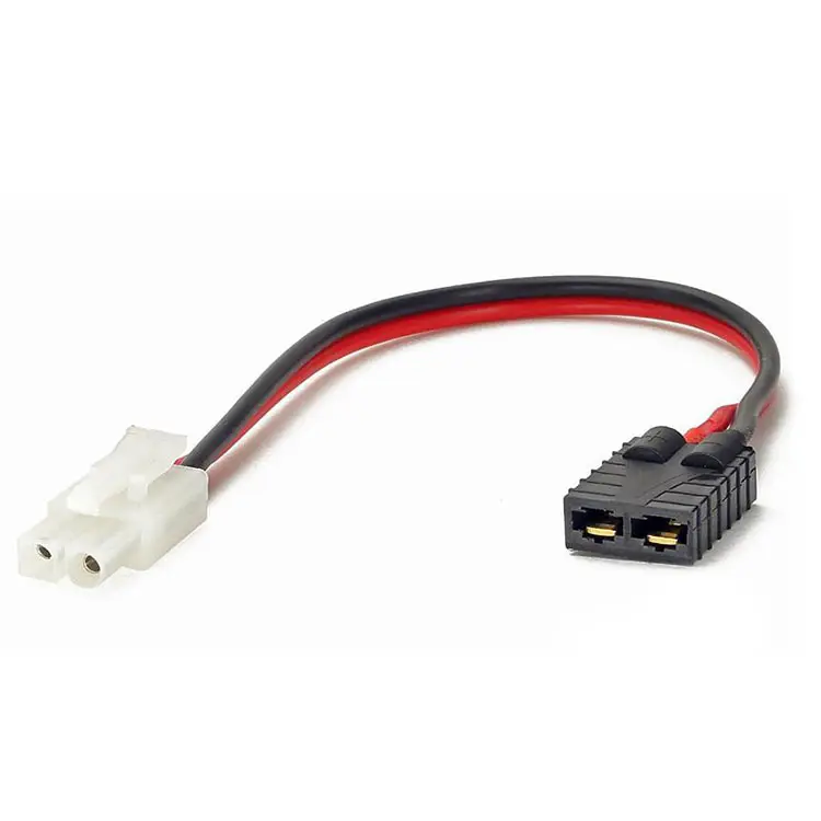 Traxxas Female TRX Connector to Small Mini Tamiya Male Plug Adapter Cable 16AWG 14AWG 15CM Silicone Wire for RC Lipo Battery
