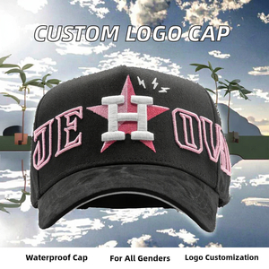 Gorra de béisbol de gamuza de 5 paneles al por mayor, OEM ODM, logotipo personalizado, bordado 3D, gorras de terciopelo estilo club Dandy con lazos - Product Image 2