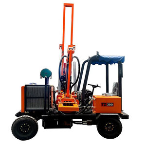 Thủy lực theo dõi đống lái xe ramming máy với TANDEM bánh bơm cho đường cao tốc hộ Lan Tôn sóng cài đặt - Product Image 4