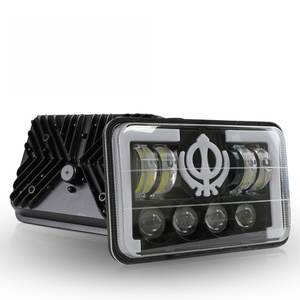 Luces LED para Auto, Faros Delanteros LED de 5x7 7x6 7 Pulgadas, Luz Alta y Baja, Halo, Ojo de Ángel, DRL, para Jeeps XJ Wranglers Todoterreno SUV 12V - Product Image 1