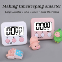 Mini minuteur numérique magnétique LCD, minuteur numérique électrique pour la cuisine