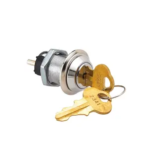 High Security JK202 Momentary On Off Switch Key Switch Otis Elevator Door Locks Momentary Switch Key Lock