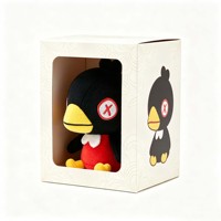 Jouets en peluche personnalisés avec porte-clés, boîte surprise, figurines en peluche, service de personnalisation sur mesure