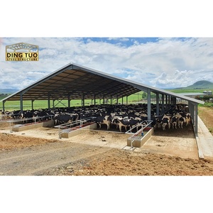 Capannone Prefabbricato in Acciaio <span class=keywords><strong>per</strong></span> Allevamento <span class=keywords><strong>Capre</strong></span>, Bovini, Ovini, Asini - Tenda Rifugio <span class=keywords><strong>per</strong></span> Bestiame - Product Image 6