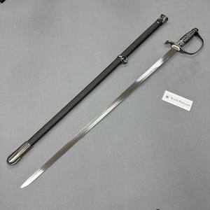 سيف قيادة معدني مزخرف مجموعة سيف شرف حارس رفع علم احتفالية سيف فارس أسود من القرون الوسطى الماسونية سيف تمبلر - Product Image 2