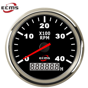 Compteur horaire étanche 85mm Tachymètre programmable <span class=keywords><strong>Jauge</strong></span> RPM Compteur pour <span class=keywords><strong>moto</strong></span> Diesel <span class=keywords><strong>Essence</strong></span> Moteur Manomètres - Product Image 2