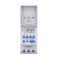 Nouveau Type Interrupteur Horaire Digital Programmable Hebdomadaire sur Rail DIN, Relais de Contrôle 7 Jours, Courant Alternatif 220V 230V 12V 24V 48V 16A Monophasé