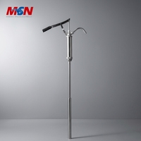 Pompa Bahan Bakar Portabel Grosir MSN Bahan Baja Paduan Aluminium Jarak Hisap 1M Untuk Bensin, Solar, Minyak Tanah, Oli Mesin