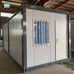 Maison portable en acier préfabriquée à assemblage gratuit Maison préfabriquée à 2 étages Hôtel Bureau Maison en conteneur - Product Image 3