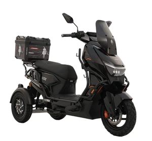 Saige Black Warrior WarRide X1 Moto Elettrica Autobilanciante <span class=keywords><strong>a</strong></span> 3 Ruote 1500W 72V 80km/h con TCS <span class=keywords><strong>CBS</strong></span> per Consegne e Pendolarismo - Product Image 1