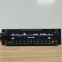 5.1 Kanal Karaoke Dijital Surround Güç Amplifikatörü LED Spektrum Dinamik Ekran 1300W DJ Ev Amplifikatörü Ses Sistemi Hoparlör