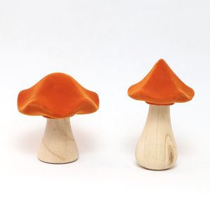 庭の装飾工場卸売フロックセラミックキノコ置物 - Product Image 3