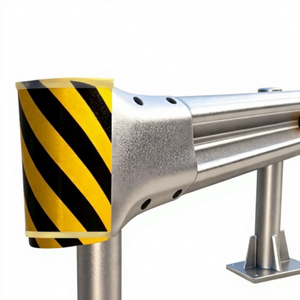 Barrera de Seguridad para Puentes de Doble Onda Galvanizada en Caliente, Clasificación H2W3, Poste en Forma de H, Estándar de Exportación, Poste en Z, Barrera con Rodillos, Aprobado por SGS, Q345 - Product Image 1