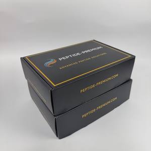 Boîte d'expédition noire haut de gamme avec couvercle intérieur imprimé sur mesure - Emballage de marque pour le commerce électronique et les cadeaux de luxe - Product Image 2