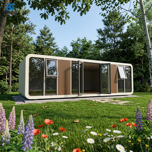 Casa Contenedor Tipo Cabaña <span class=keywords><strong>Apple</strong></span> de Lujo para Uso Comercial, al Mejor <span class=keywords><strong>Precio</strong></span>, Fabricada en China, Oficina Exterior Tipo Pod - Product Image 2