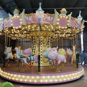 Carrusel de Animales Adorables de Alta Calidad para Parques de Diversiones al Aire Libre, 16 Asientos, para Niños y Adultos, en Oferta - Product Image 6