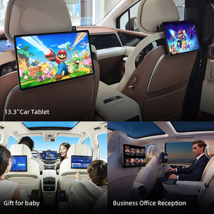 Écran tactile de siège arrière de 13,3 pouces, Android CarPlay, écran de voiture Android, écran de divertissement de voiture, <span class=keywords><strong>lecteur</strong></span> <span class=keywords><strong>DVD</strong></span> de voiture pour enfants - Product Image 2
