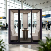Cabine insonorisée sur mesure avec revêtement intérieur en mousse souple pour bureau, cabine téléphonique, studio de musique, cabine vocale
