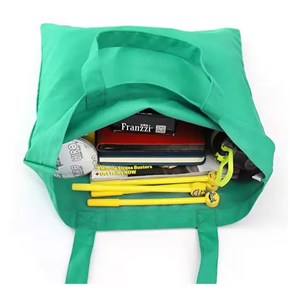 Sac fourre-tout en toile de coton écologique grande capacité avec impression de logo personnalisée, sac de shopping durable et coloré - Product Image 6