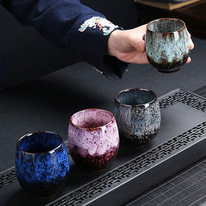 Taza de Café de Cerámica de Estilo Japonés con Logotipo Personalizado, Taza de Té de Gres de Buena Calidad para Restaurante - Product Image 5