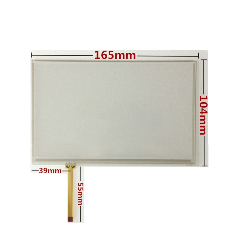 Новый резистивный сенсорный экран 7,1 дюйма 165*104 мм AT070TN83 v.1 для GPS автомобиля DVD MP4 MP5