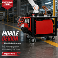 Chariot de soudage collaboratif, chariot de soudage mobile automatique pour station de robot de soudage en atelier