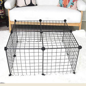 Fabbrica cinese all'ingrosso metallo box pieghevole di alta qualità filo di ferro recinzione per cani criceto esercizio fai da te facile da montare - Product Image 5