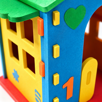 Set de Construcción de Castillo de Princesa EVA, Rompecabezas 3D, Casa de Muñecas DIY, Juguete Educativo STEM para Niñas, Regalo de Cumpleaños, Certificado CPC