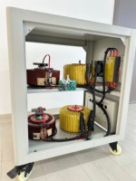 Stabilisateur de tension CA 10 kVA 220 V de type servo, AVR entièrement en cuivre pour équipement de stockage frigorifique TND SVC