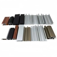 Profil de fenêtre en aluminium professionnel Profilé en aluminium extrudé pour fenêtres Section de matériau de cadre de porte
