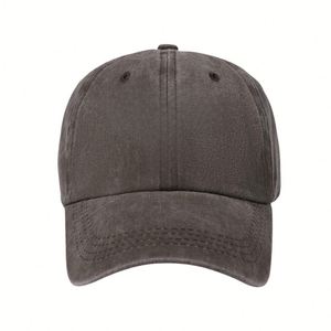 Casquette de baseball vintage non structurée 100 % coton, personnalisable, à 6 panneaux, brodée, style décontracté, avec logo tendance, effet délavé, pour la vente en gros - Product Image 4