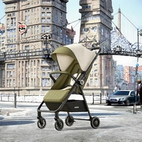 Poussette légère Micheen M2 pliable en un clic, cadre en acier inoxydable, tissu Oxford, capacité de charge de 20 kg, 0-3 ans